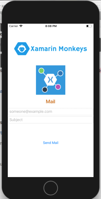 Send Mail Using Xamarin Essentials